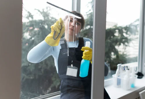 Nettoyage de vitres intérieures et extérieures à Courmemin